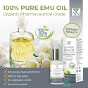 Y-NOT NATURAL Omega 369 Oil, 60ml (Australian 100% Pure and Natural Emu Oil) infused Lemon Lime essential oil