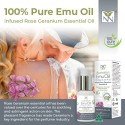 Y-NOT NATURAL Omega 369 Oil, 60ml (Australian 100% Pure and Natural Emu Oil) infused Rose Geranium Essential Oil