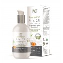 100% Pure Pharmaceutical Grade Emu Oil 200ml, Infused with Rose Canvas (Natural Oil Blend)