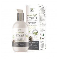 Y-NOT NATURAL Omega 369 Oil, 200ml (Australian 100% Pure and Natural Emu Oil) infused Fragonia Essential Oil